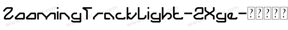 ZoomingTrackLight-2Xge字体转换