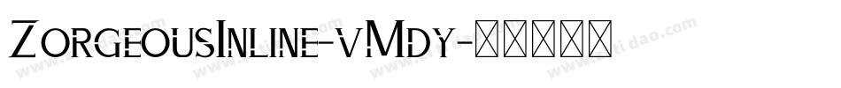 ZorgeousInline-vMdy字体转换