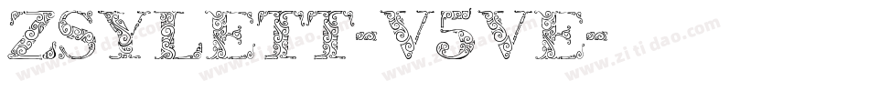 Zsylett-V5ve字体转换