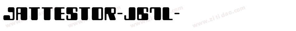Jattestor-j67l字体转换