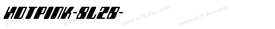 HotPink-8L2B字体转换