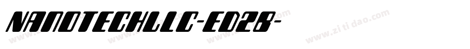 NanotechLlc-ed2B字体转换