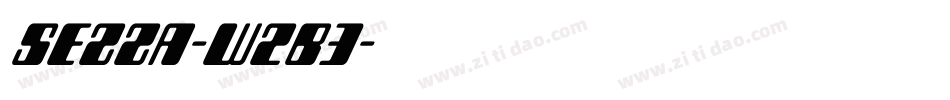 Sezza-w2B3字体转换