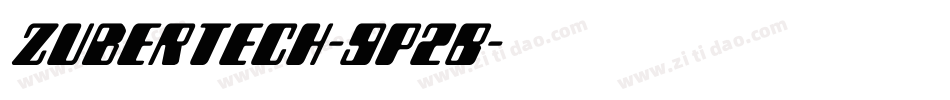 ZuberTech-9P2B字体转换 ZuberTech-9P2B字体转换