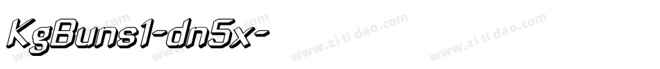 KgBuns1-dn5x字体转换