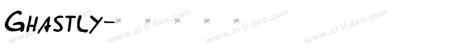 Ghastly字体转换