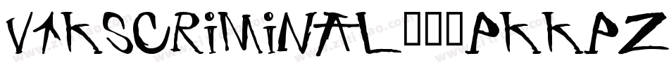 VtksCriminal75-PKKpZ字体转换