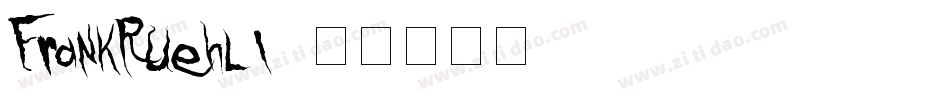 FrankRuehl(1)字体转换