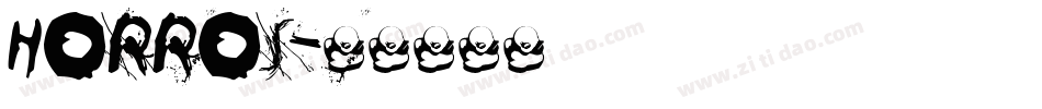 Horros字体转换