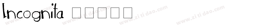 Incognita字体转换