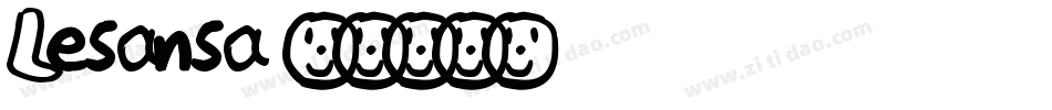 Lesansa字体转换