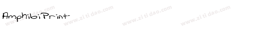 AmphibiPrint字体转换