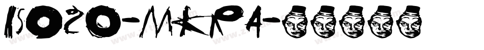 Iso20-mKRa字体转换