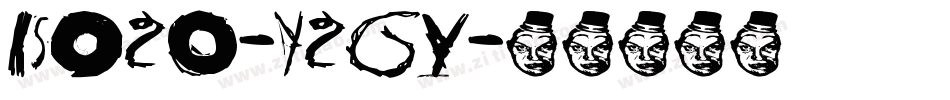 Iso20-y2GY字体转换