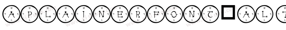 APlainerFont-aL7R字体转换