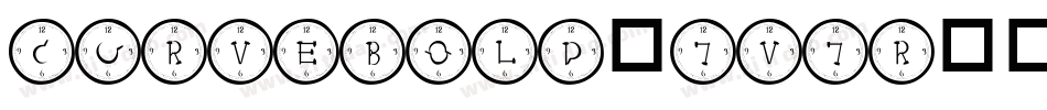CurveBold-7V7R字体转换