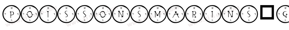 PoissonsMarins-gp7R字体转换