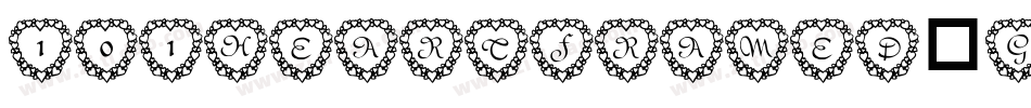 101HeartFramed-gE63字体转换