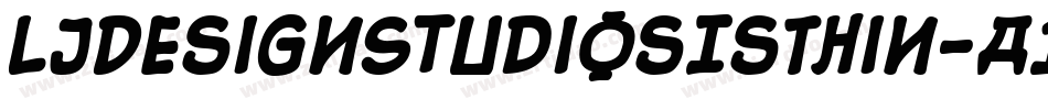 LjDesignStudiosIsThin-A1jL字体转换