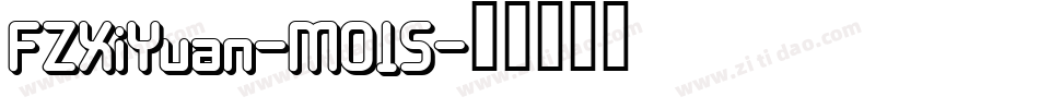FZXiYuan-M01S字体转换