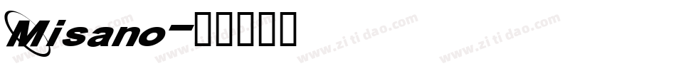 Misano字体转换