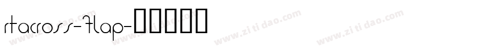 RtaCross-7LaP字体转换