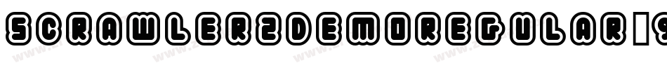 ScrawlerzDemoRegular-92d0字体转换