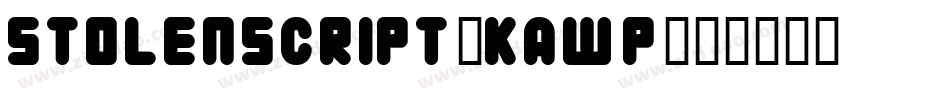 Stolenscript-KAwp字体转换