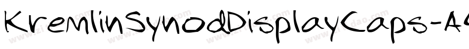 KremlinSynodDisplayCaps-A4wm字体转换 KremlinSynodDisplayCaps-A4wm字体转换