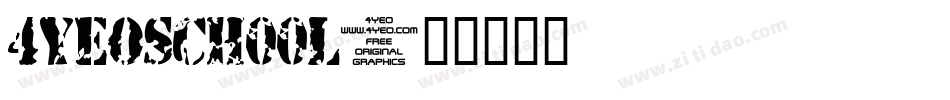 4YEOschool字体转换