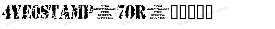 4Yeostamp-7OR字体转换