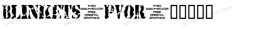 Blinkets-pvOr字体转换