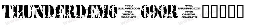 ThunderDemo-09or字体转换