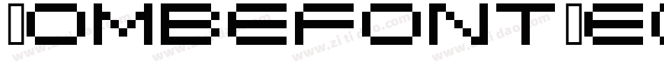 BombefontRegular-qw2q字体转换