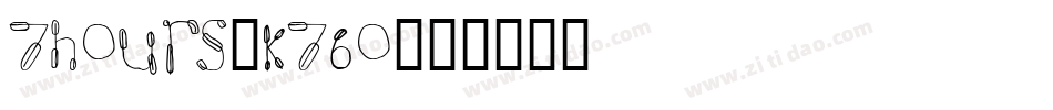 7Hours-K76o字体转换
