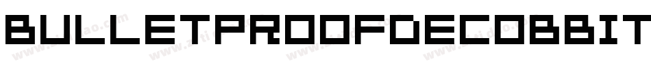 BulletproofDecoBbItalic-M7px字体转换