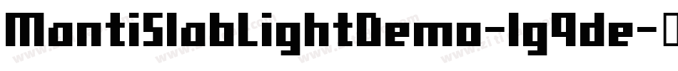MantiSlabLightDemo-lg9de字体转换