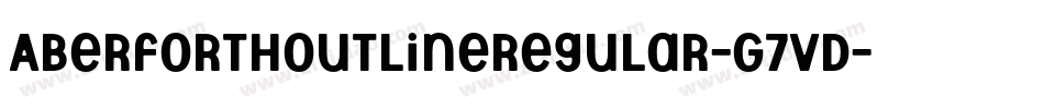 AberforthOutlineRegular-G7VD字体转换