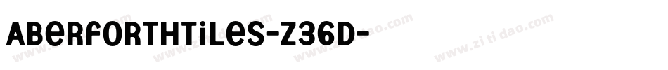 AberforthTiles-z36D字体转换