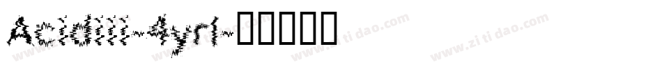 Acidiii-4yrl字体转换