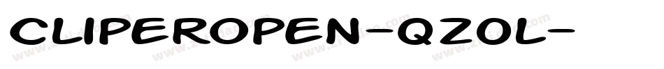 Cliperopen-qZ0l字体转换