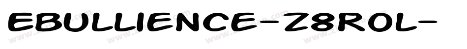 Ebullience-z8R0l字体转换