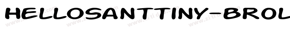 HelloSanttiny-BR0l字体转换
