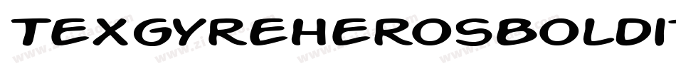 TexgyreherosBolditalic-n2j0字体转换