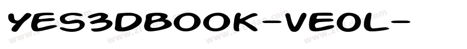Yes3DBook-vE0L字体转换
