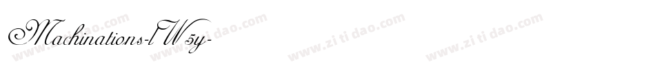 Machinations-lW5y字体转换