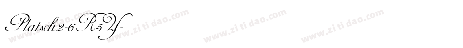 Platsch2-6R5Y字体转换