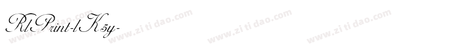 RlPrint-lK5y字体转换 RlPrint-lK5y字体转换
