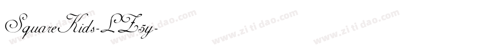 SquareKids-LZ5y字体转换