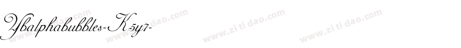 Ybalphabubbles-K5y7字体转换 Ybalphabubbles-K5y7字体转换